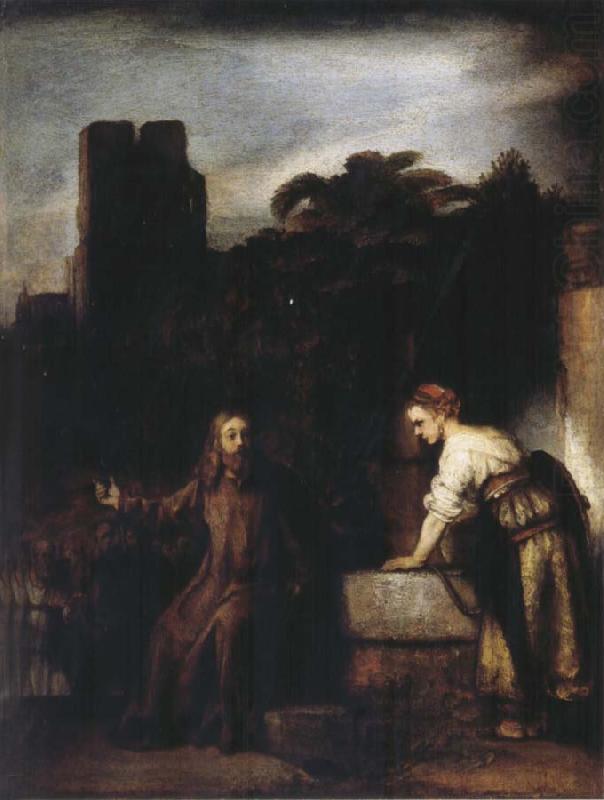 Christ and the Woman of Samaria, REMBRANDT Harmenszoon van Rijn